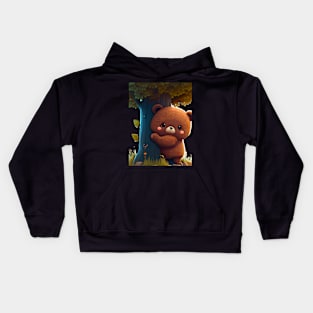 Shy Bear Kids Hoodie